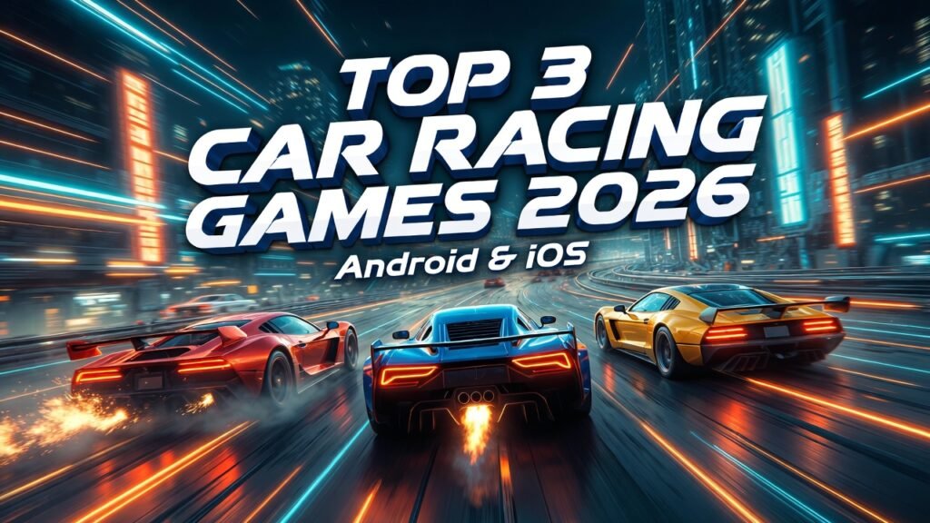 Top 3 Car Racing Games for Android & iOS