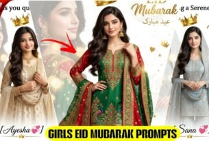 Google Gemini Girls Eid Mubarak 2026 AI photo editing prompts